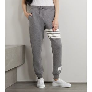 Thom Browne Classic Grey Jogger Sweatpants. Size Small.